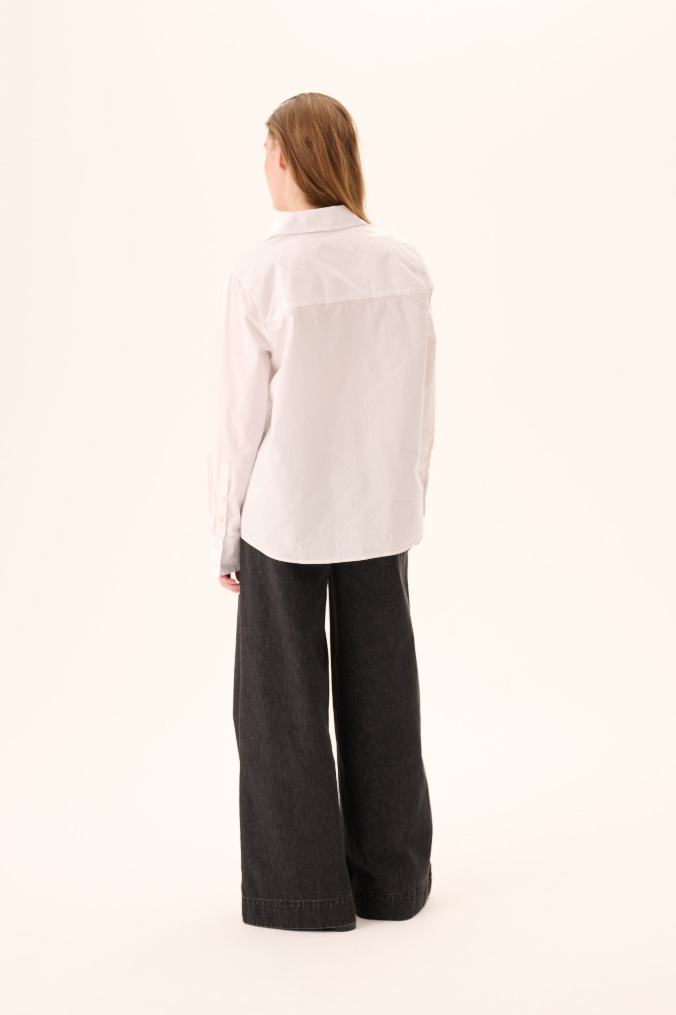 Rue de Tokyo SPARROW GARMENT DYED POPLIN Shirts WHITE