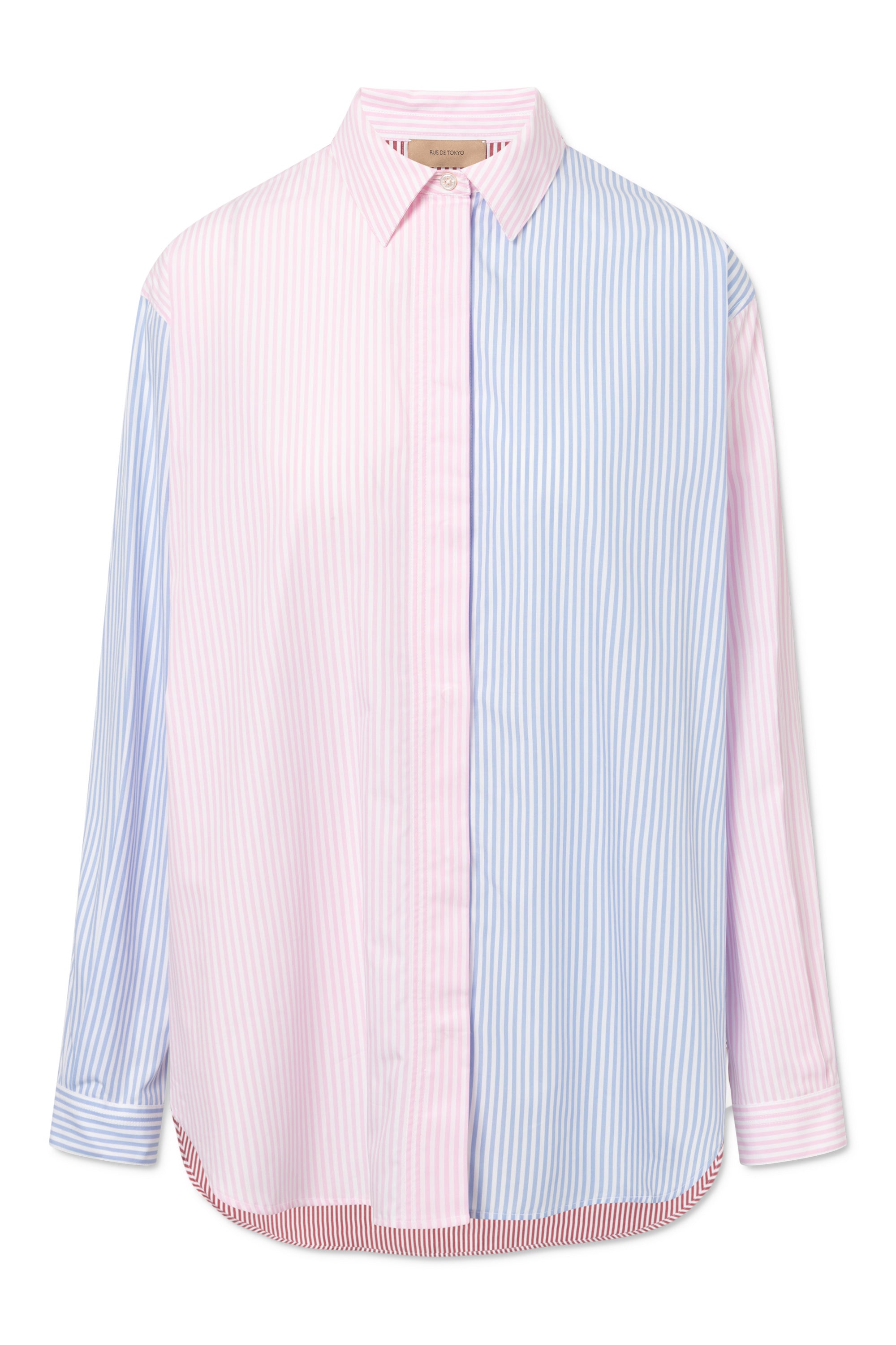 Rue de Tokyo STELLA MULTI-STRIPE Shirts LIGHT PINK