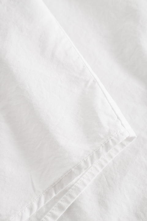 Rue de Tokyo SYLINA GARMENT DYED POPLIN SHIRTS WHITE