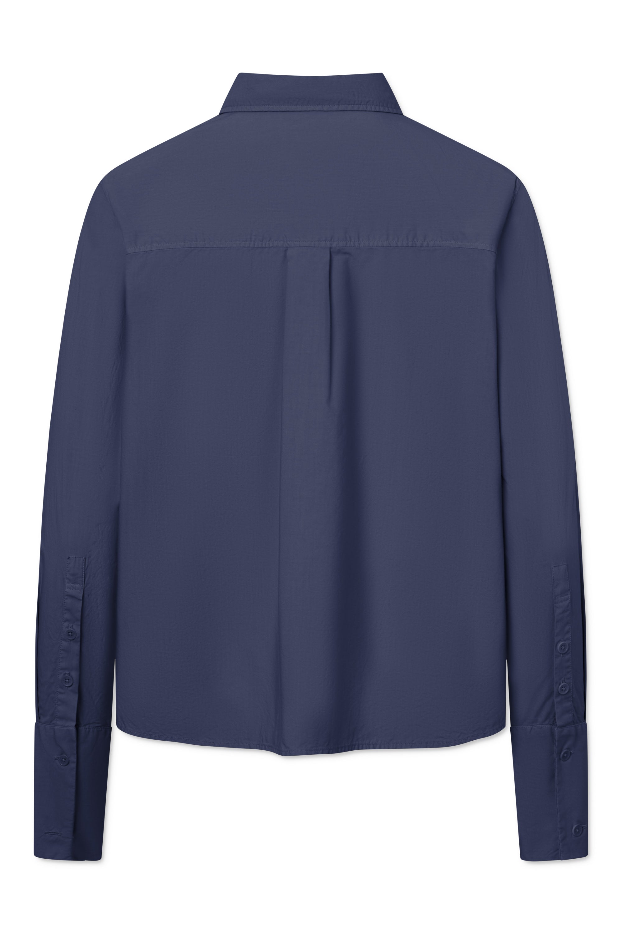 Rue de Tokyo SYLINA GARMENT DYED POPLIN Shirts DARK NAVY