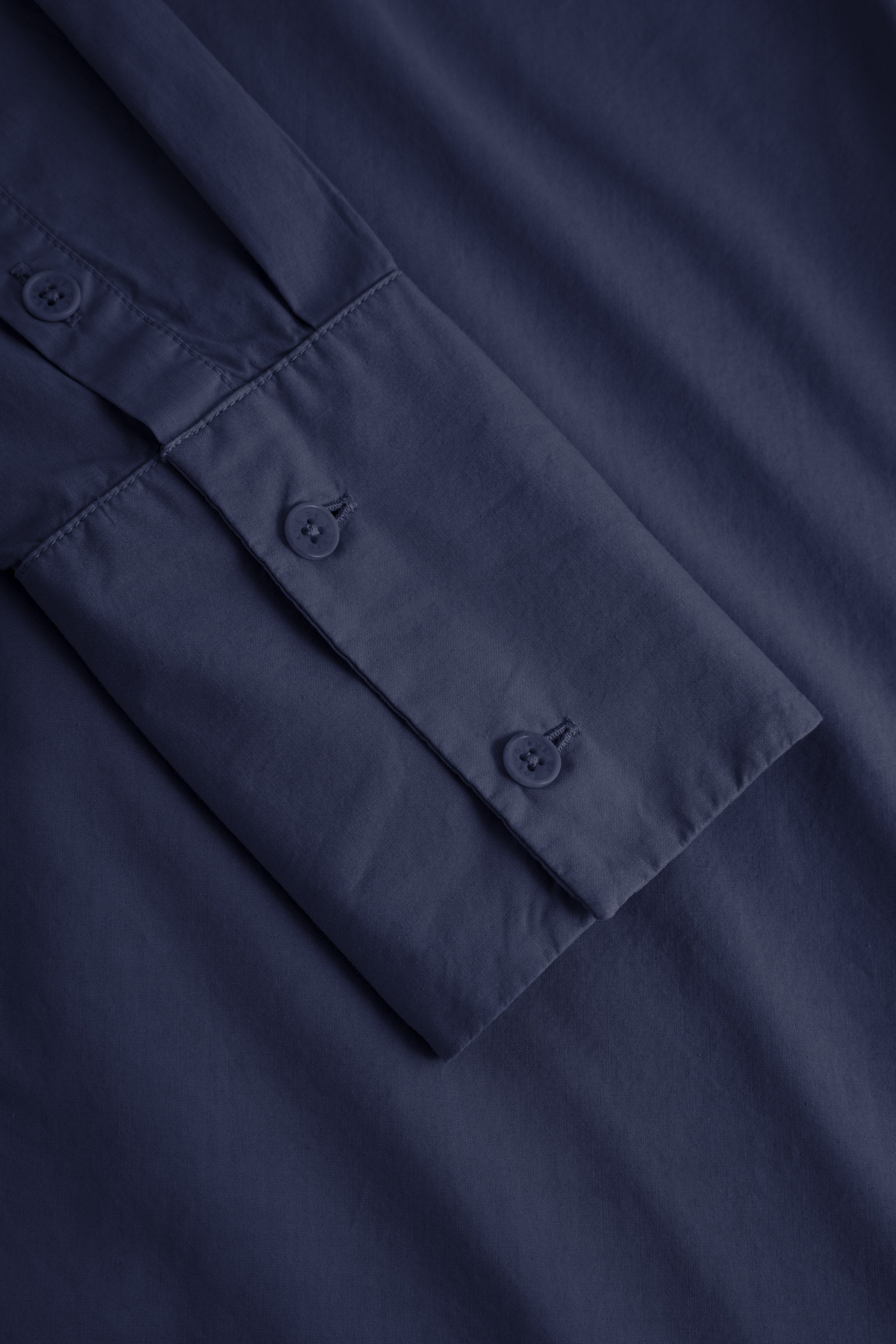 Rue de Tokyo SYLINA GARMENT DYED POPLIN Shirts DARK NAVY