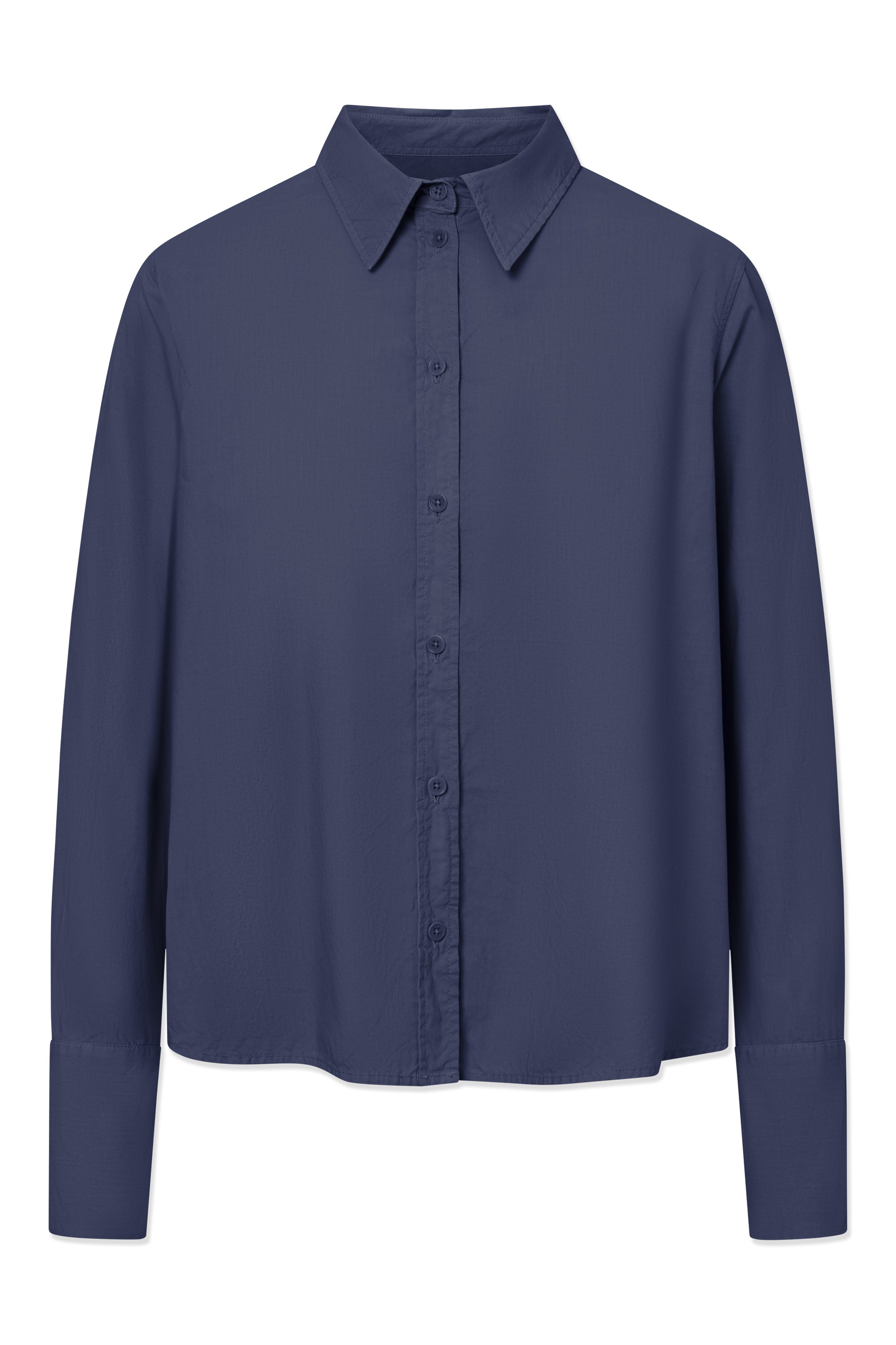 Rue de Tokyo SYLINA GARMENT DYED POPLIN Shirts DARK NAVY