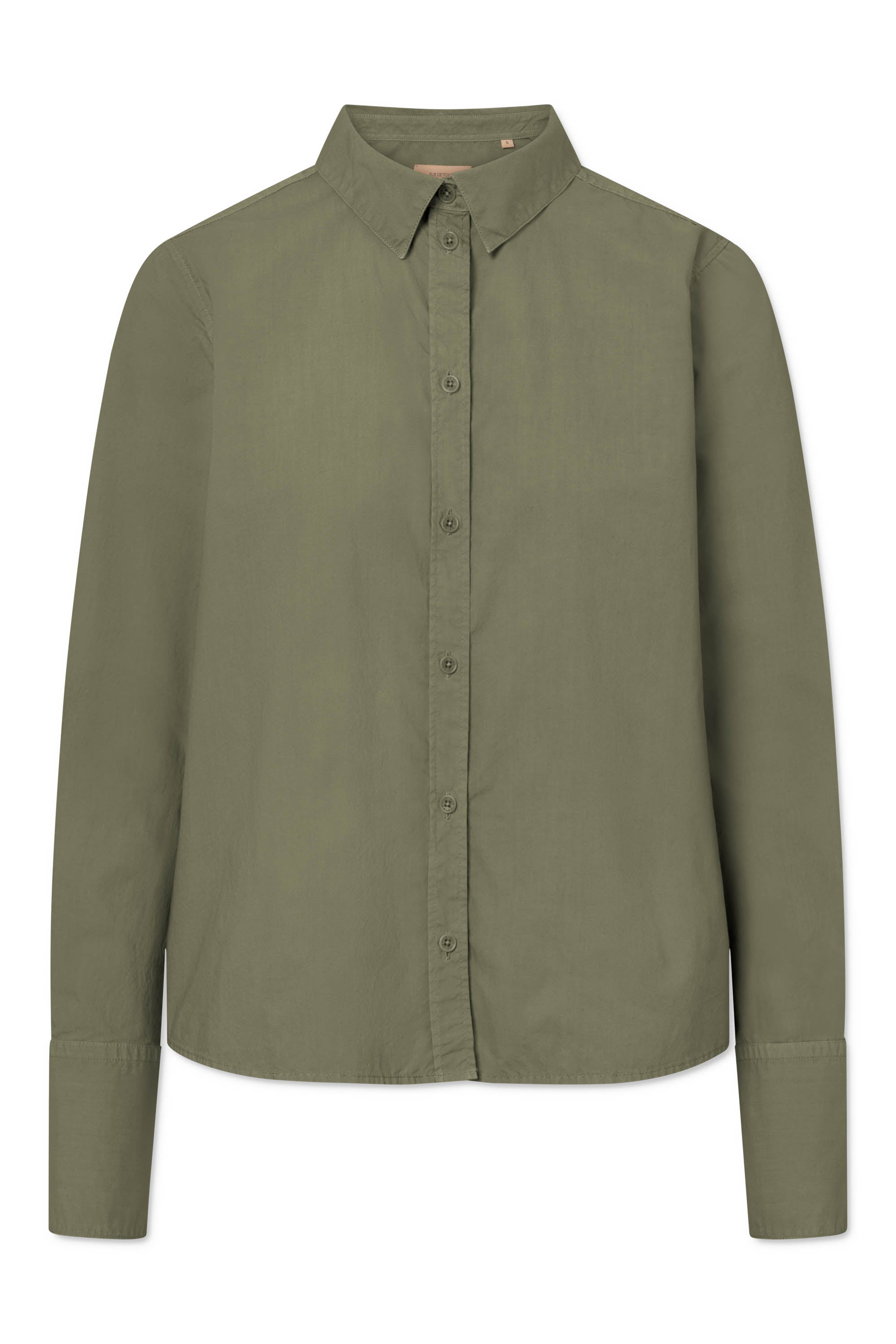 Rue de Tokyo SYLINA GMTD POPLIN Shirts MOSS GREEN