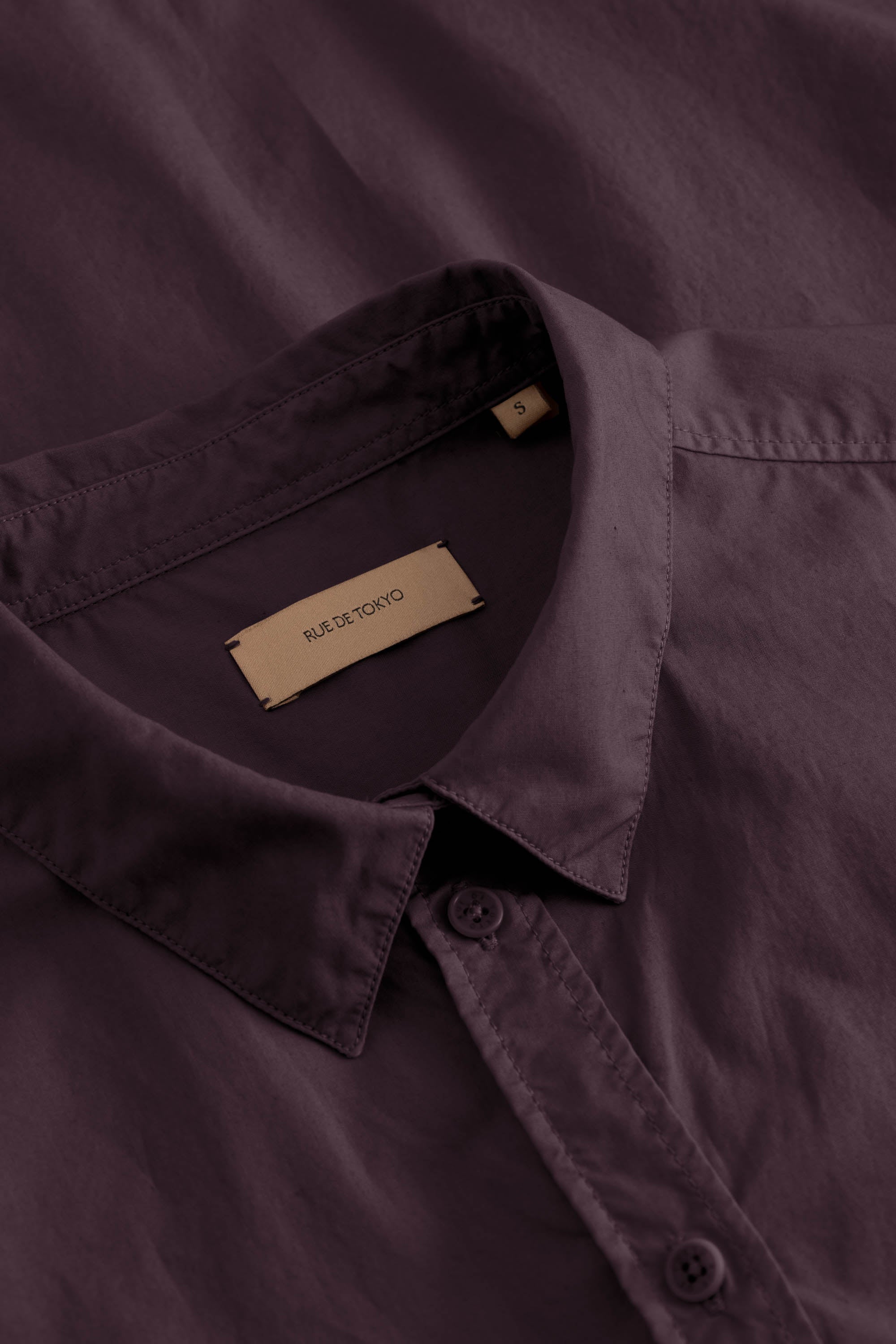 Rue de Tokyo SYLINA GMTD POPLIN Shirts PLUM PURPLE