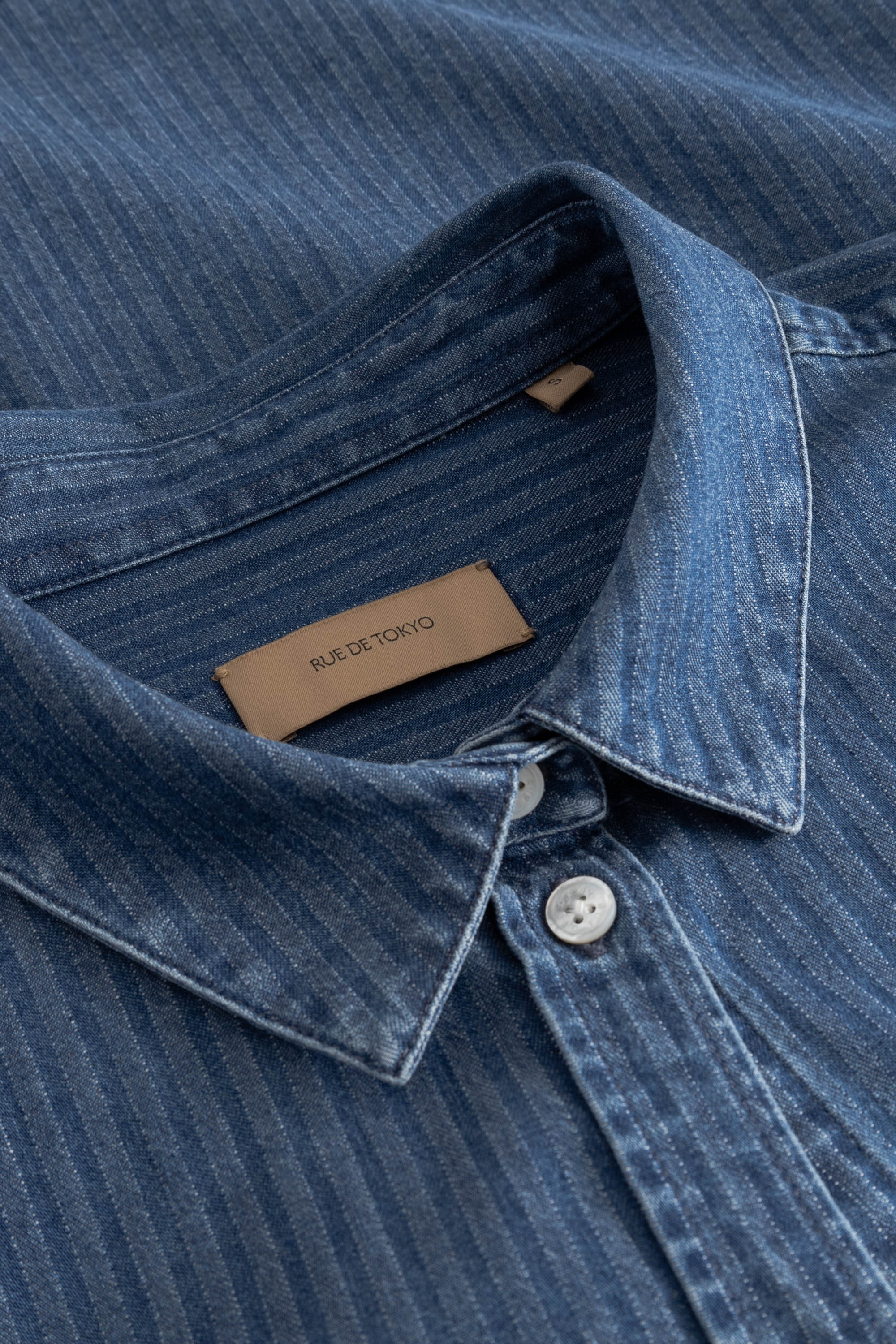 Rue de Tokyo SYLINA STRIPED DENIM Shirts STRIPED DENIM