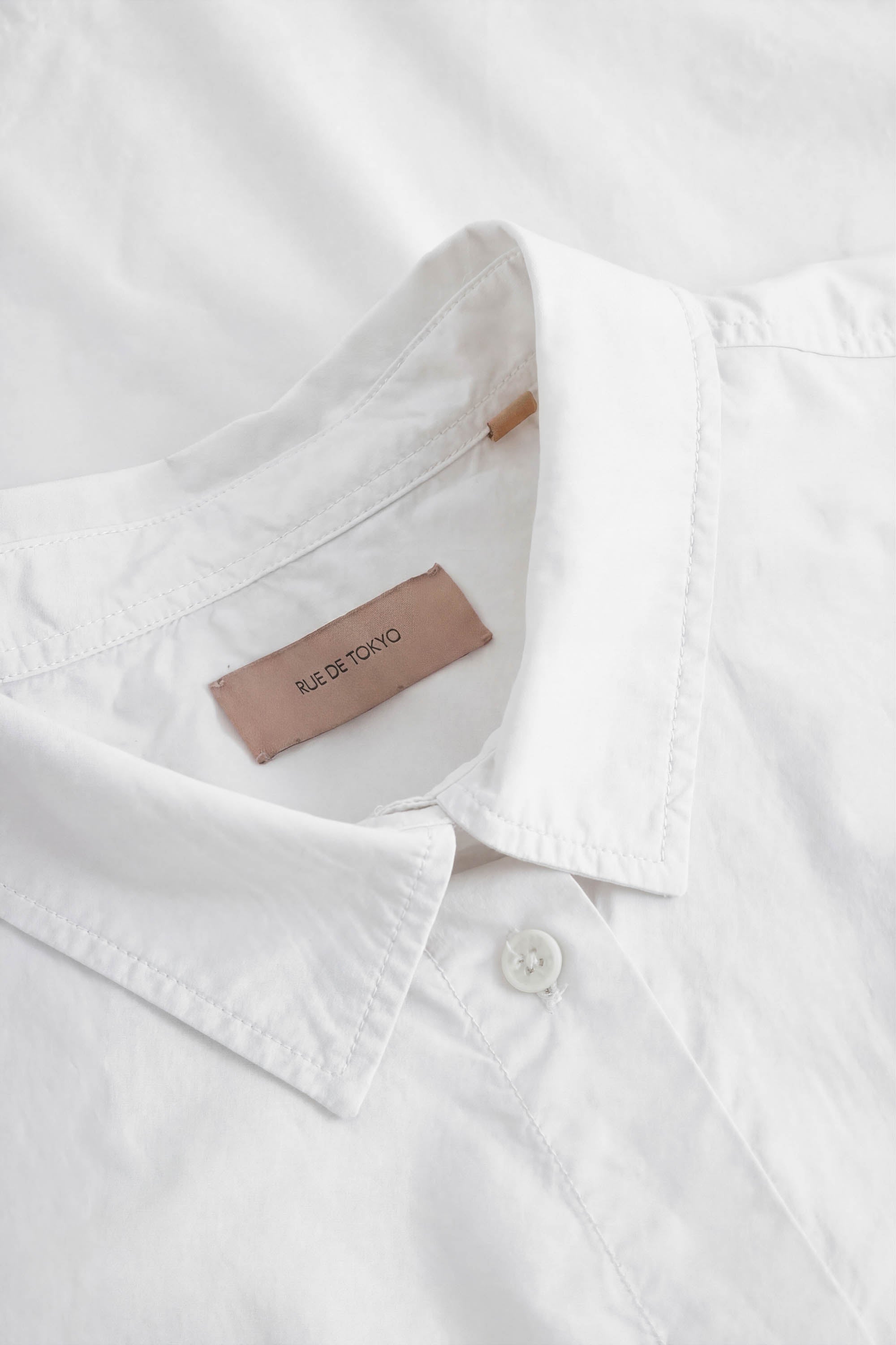 Rue de Tokyo SYLVIE GMTD POPLIN Shirts WHITE