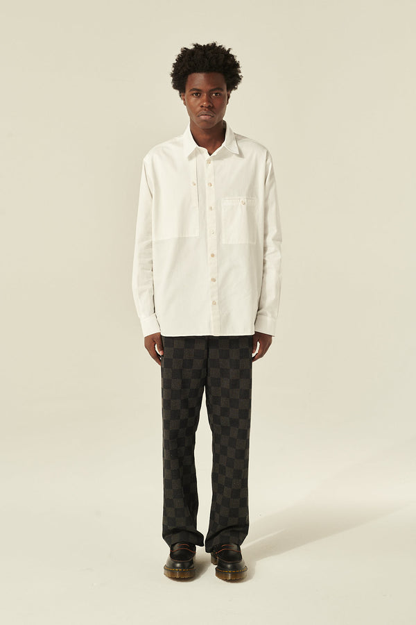 Rue de Tokyo SYL BIRKIN COTTON SHIRTS WASHED WHITE