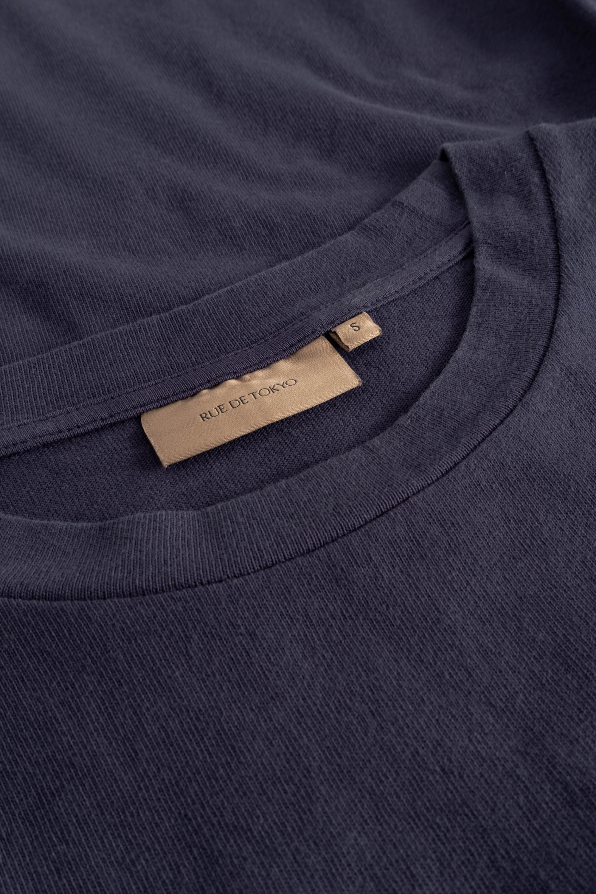 Rue de Tokyo TAIA GARMENT DYED LIGHT JERSEY T-Shirts GREY STONE