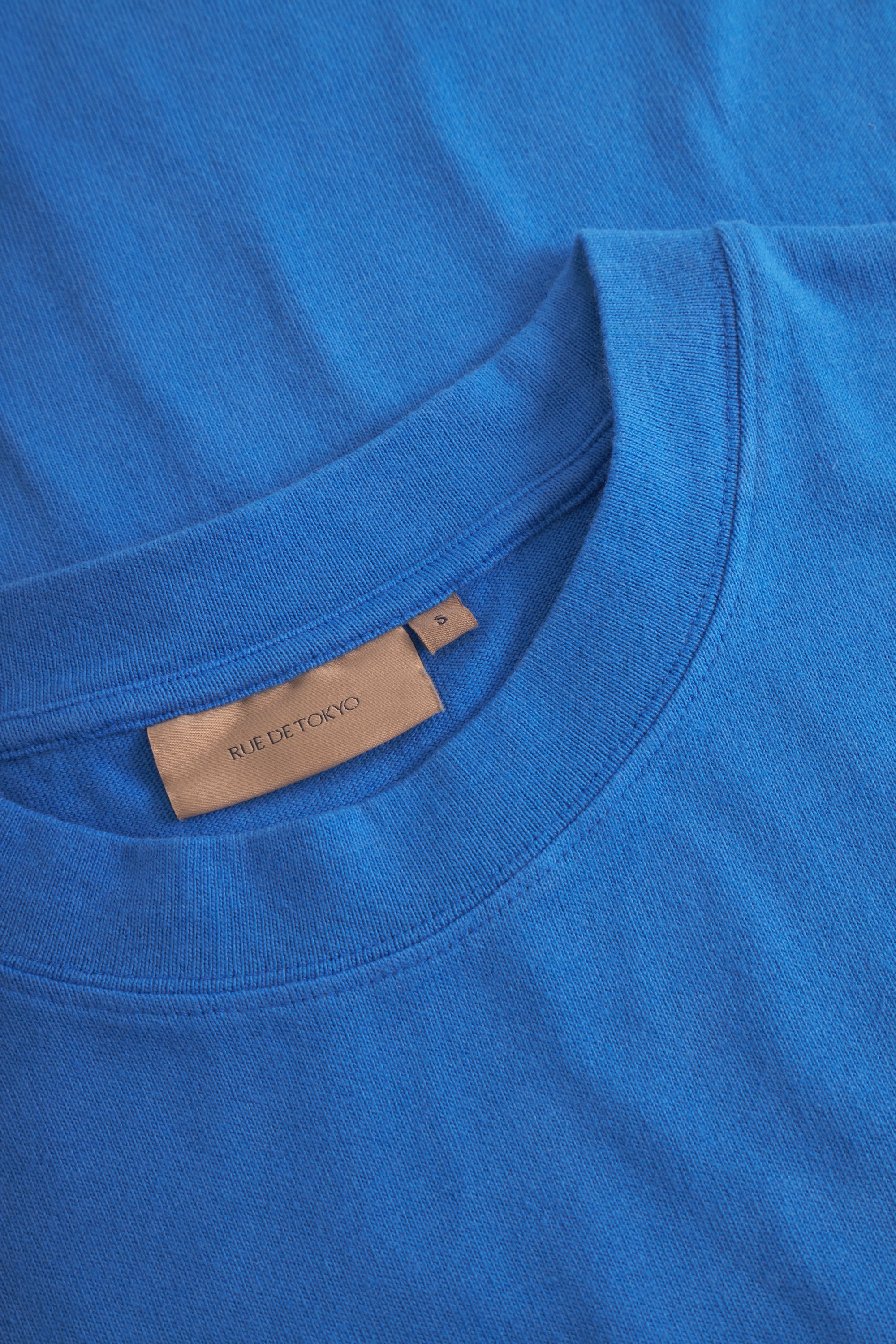 Rue de Tokyo TATIANA GARMENT DYED LIGHT JERSEY T-Shirts PALACE BLUE