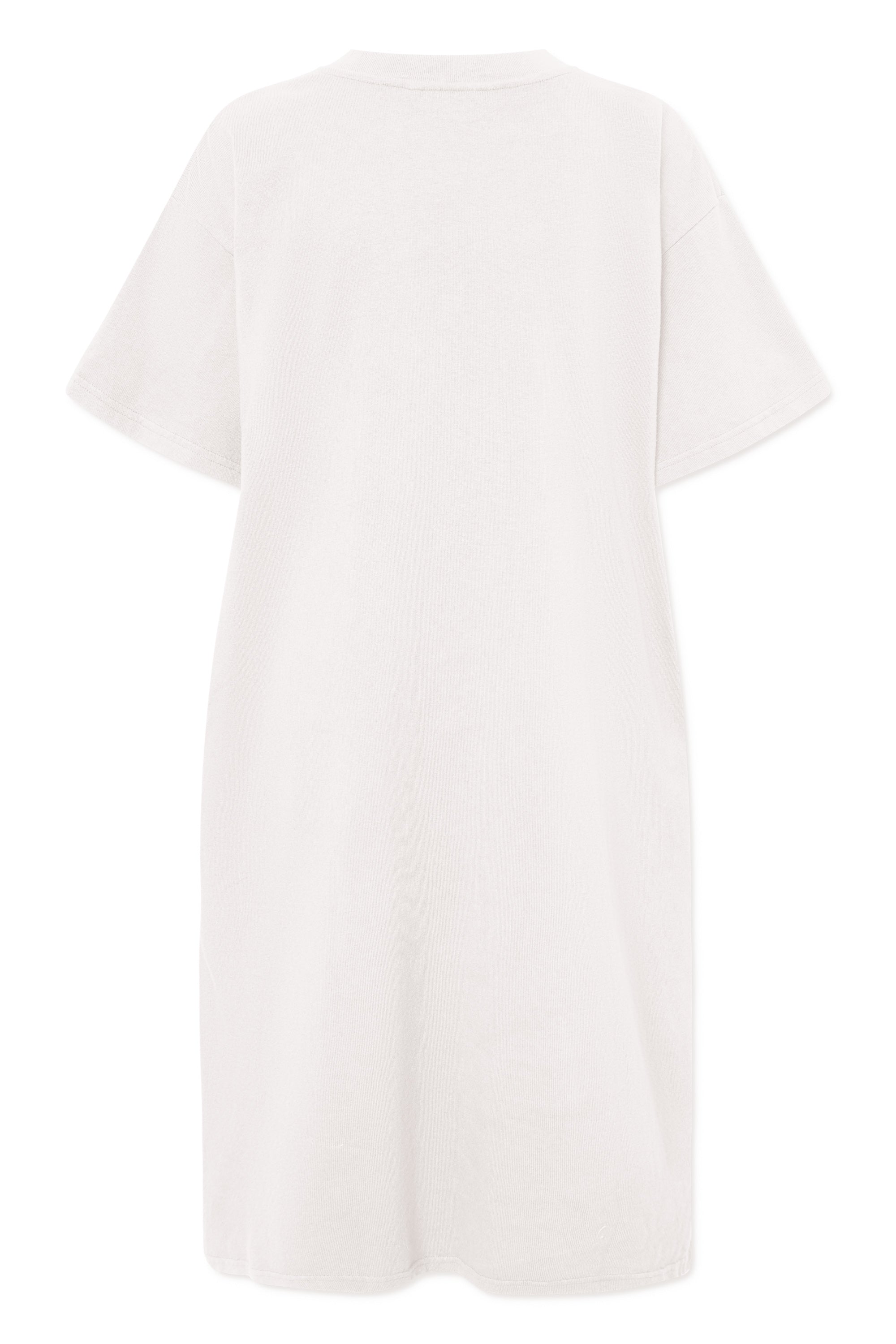 Rue de Tokyo TATIANA GARMENT DYED LIGHT JERSEY T-Shirts PARCHMENT WHITE