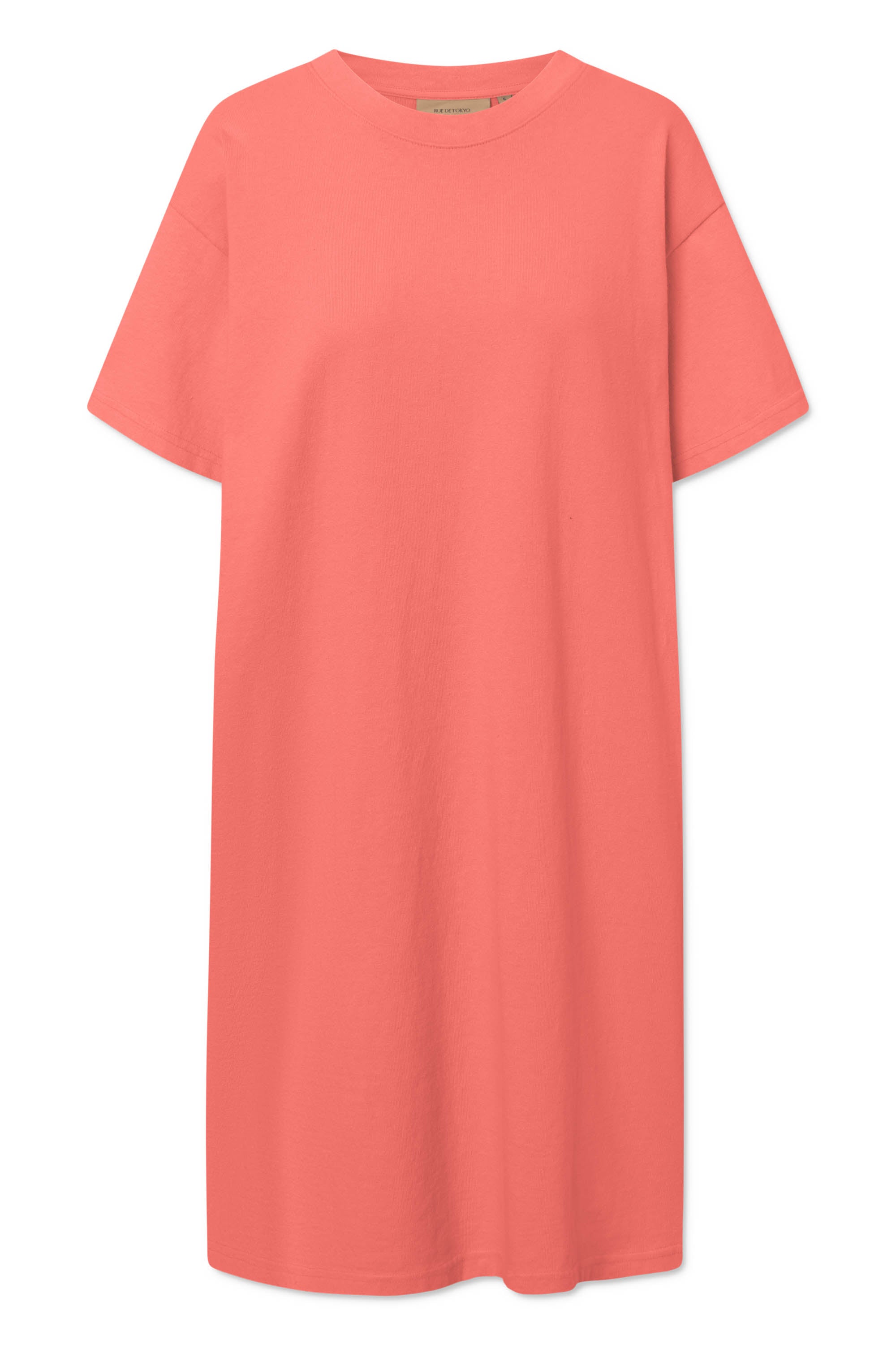 Rue de Tokyo TATIANA LIGHT GMTD JERSEY Dresses CORAL RED