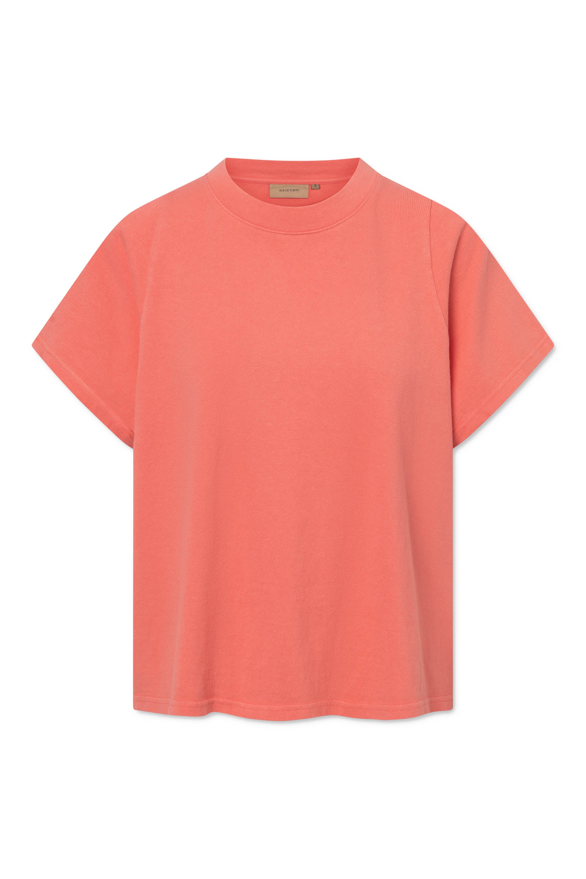Rue de Tokyo TEAGAN LIGHT GMTD JERSEY T-Shirts CORAL RED