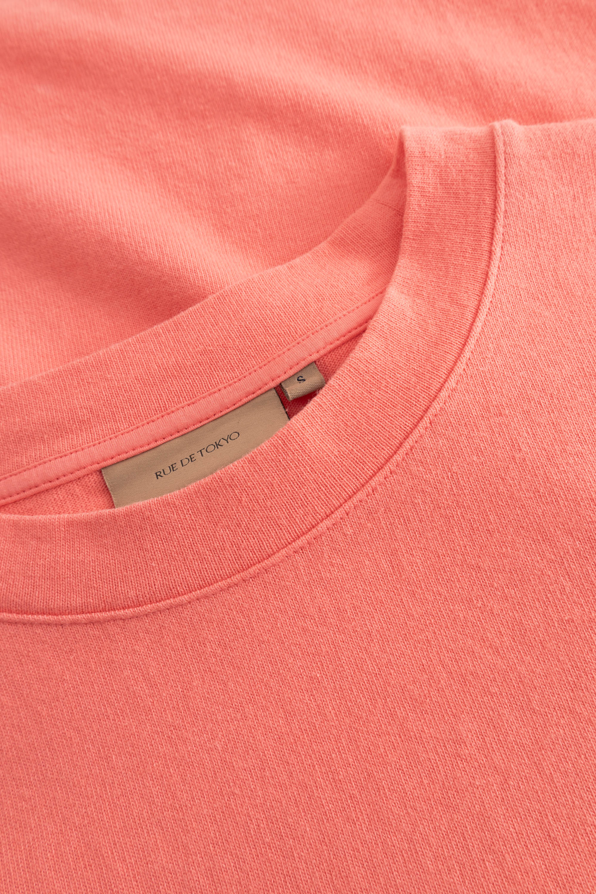 Rue de Tokyo TEAGAN LIGHT GMTD JERSEY T-Shirts CORAL RED