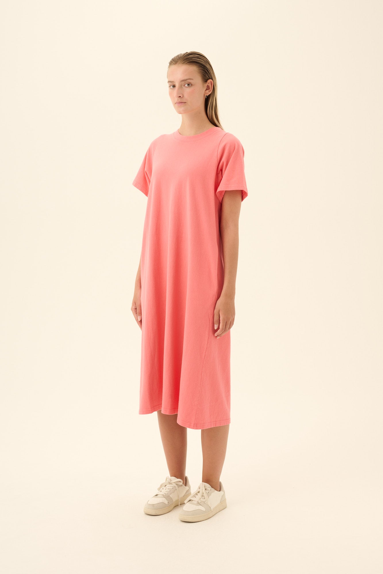 Rue de Tokyo TESS LIGHT GMTD JERSEY Dresses CORAL RED