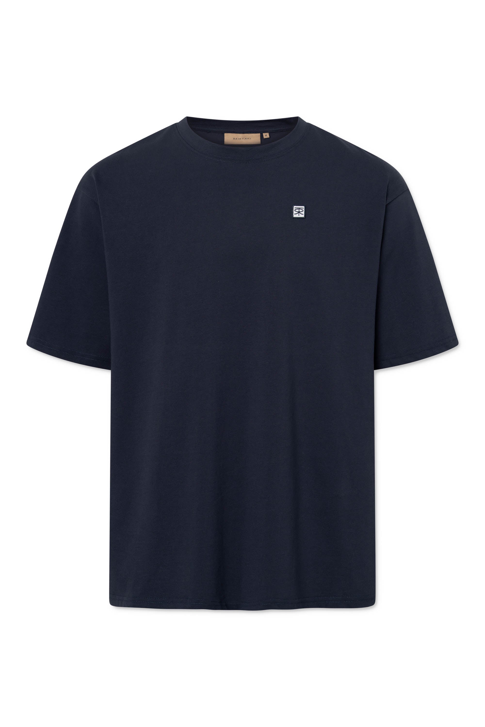 Rue de Tokyo THOMAS COTTON JERSEY T-Shirts DARK NAVY