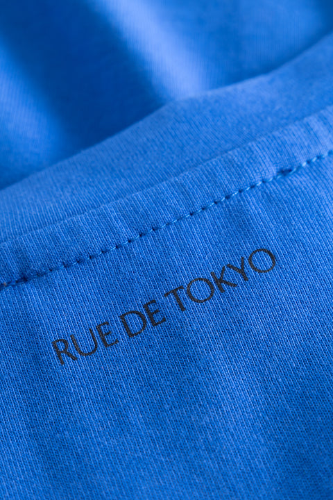 Rue de Tokyo THOMAS T-SHIRT STRONG BLUE T-SHIRTS STRONG BLUE