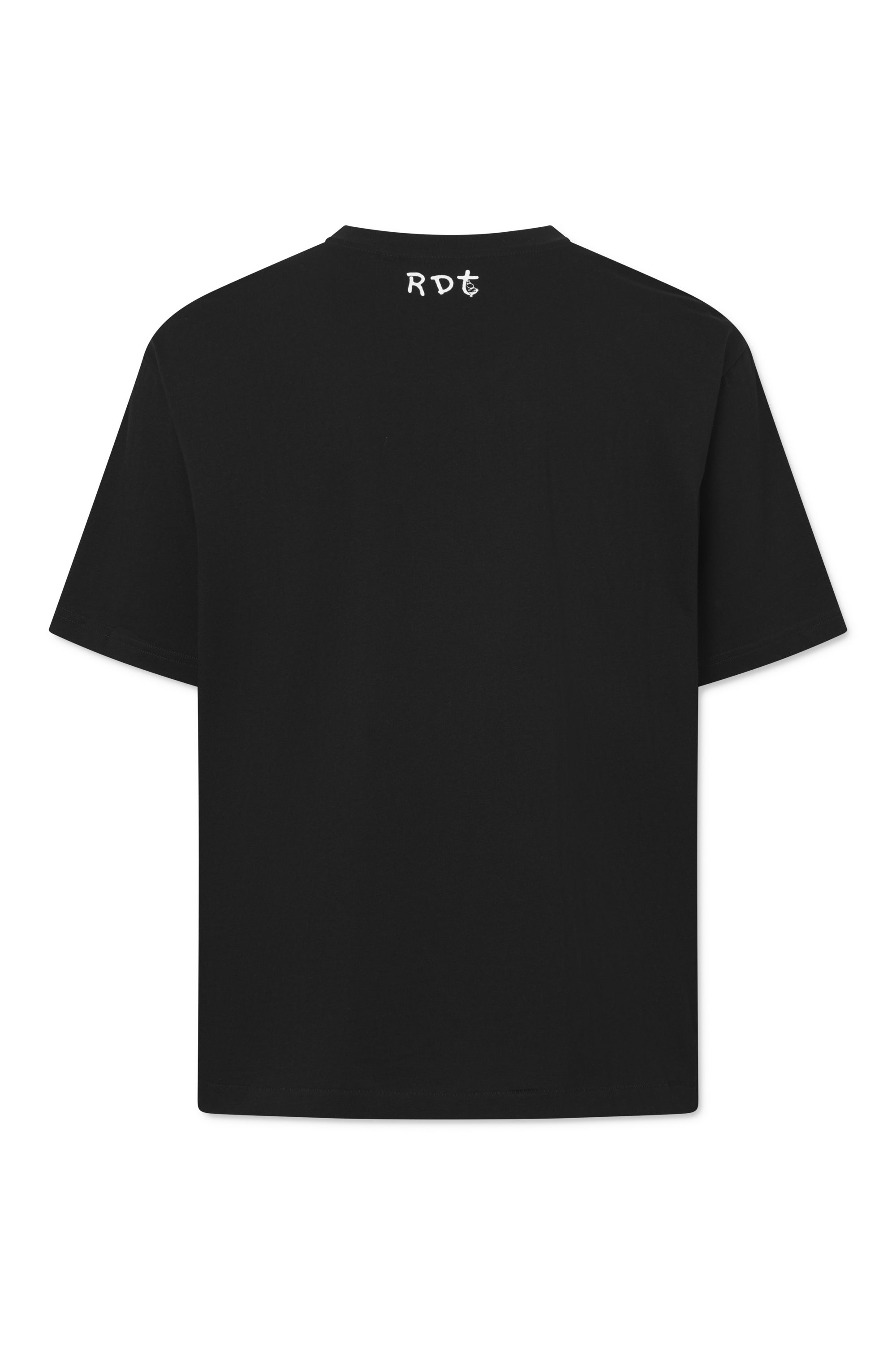 Rue de Tokyo TOYO MOOMIN COTTON JERSEY T-Shirts BLACK OFF WHITE PRINT