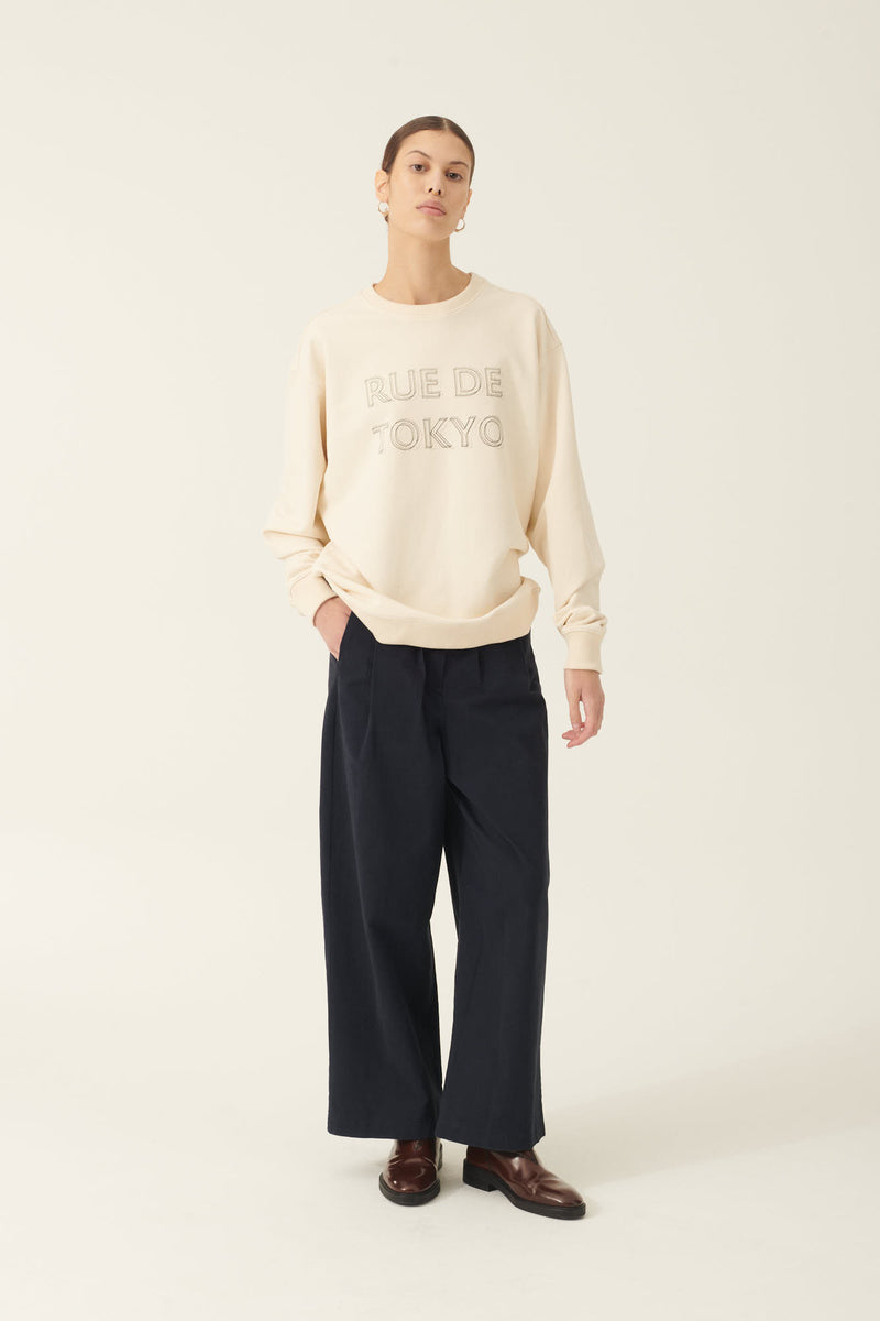 Rue de Tokyo TREVOR ORGANIC HEAVY JERSEY SWEATSHIRTS