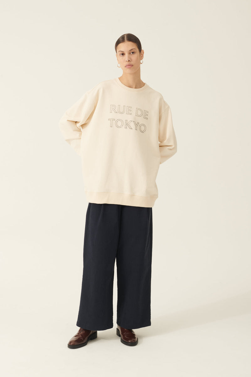 Rue de Tokyo TREVOR ORGANIC HEAVY JERSEY SWEATSHIRTS