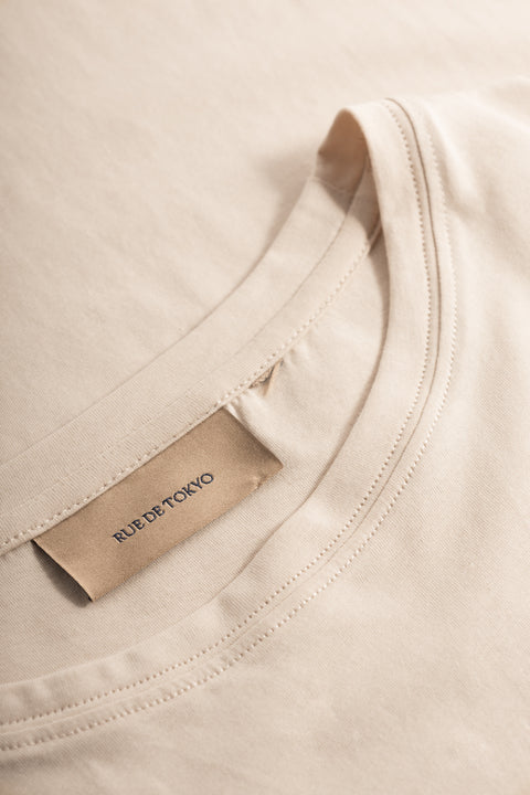 Rue de Tokyo TRISH T-SHIRT LIGHT SAND T-SHIRTS LIGHT SAND