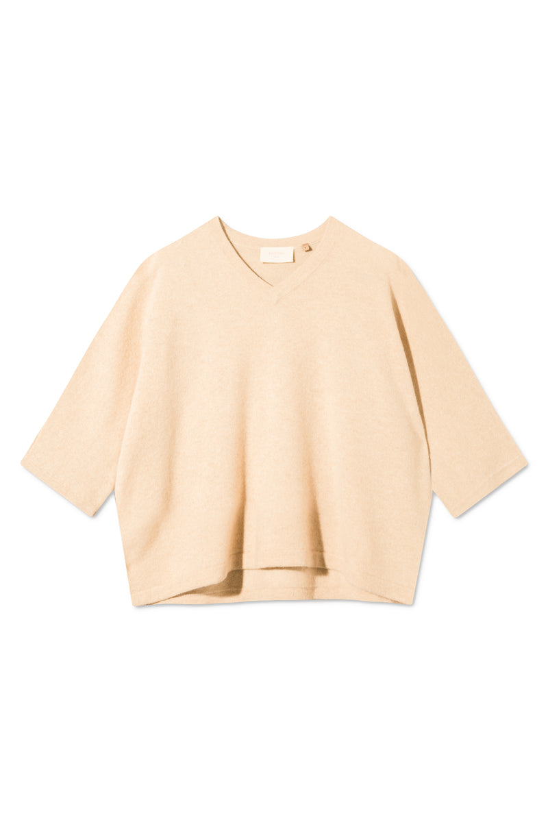 Rue de Tokyo KARIN CASHMERE KNIT JUTE SWEATER JUTE CR-080