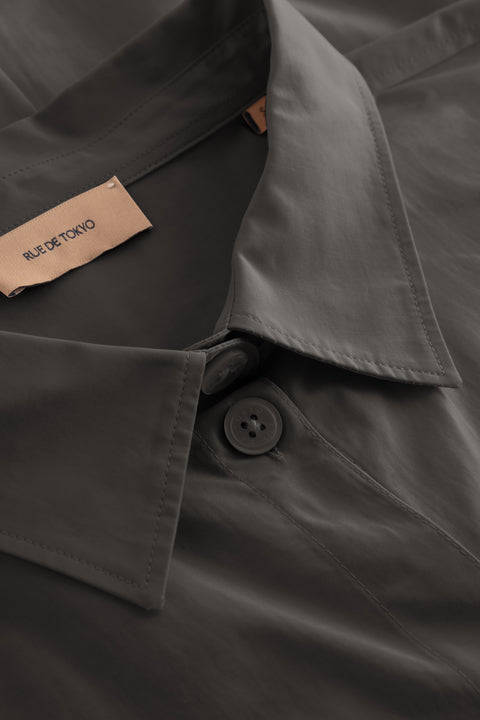 Rue de Tokyo SAFFRON SHIRT DARK GREY SHIRTS DARK GREY