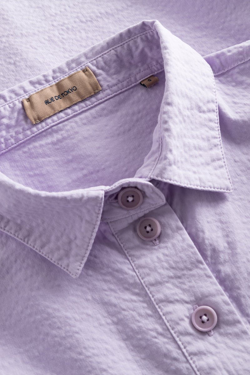 Rue de Tokyo SHILOH SHIRT PURPLE SHIRTS