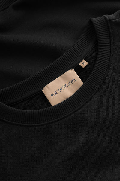 TIMMY CREWNECK BLACK – Rue De Tokyo